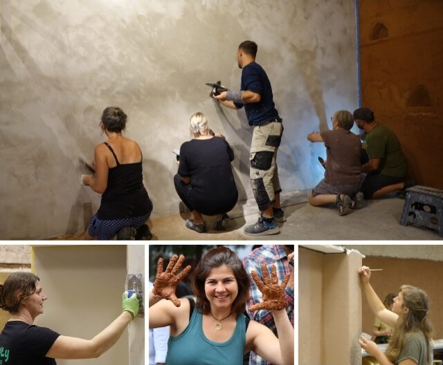 Fine finish clay plaster workshop