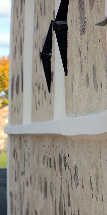 Facade renovation lime plaster Eestimaaehitus